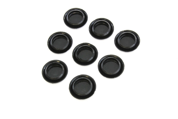 Red Hound Auto 8 Floor Drain Plugs Compatible with 1998-2006 Jeep Wrangler TJ with 1 Inches Drain Hole - Hole Cover Round
