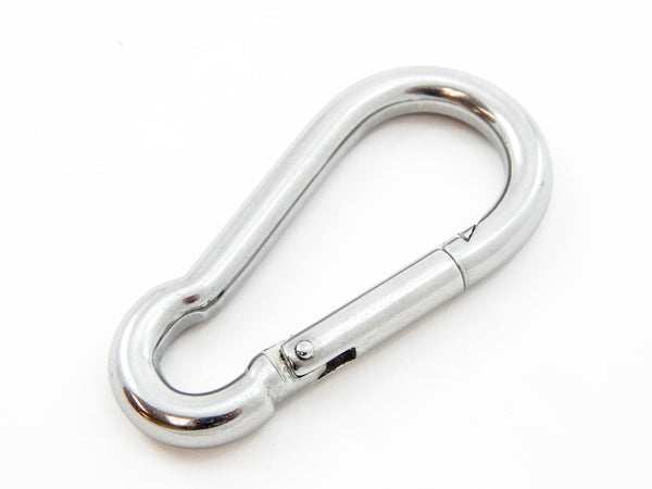 Red Hound Auto 50 Steel Spring Snap Quick Link Carabiner Hook Clips 4 Inches Length - Heavy Duty 320 Pound